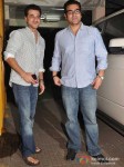 Sanjay Kapoor And Arbaaz Khan At Dabangg 2 Special Screening Pic 1