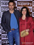 Sudhanshu Pandey And Mona Pandey at the launch of 'Superdry'