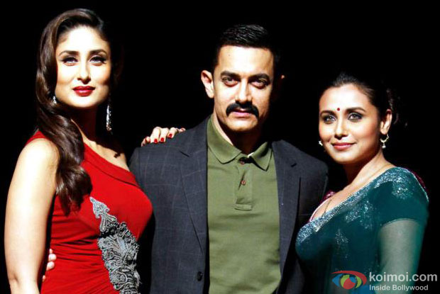 Kareena Kapoor, Aamir Khan and Rani Mukerji in a still from Talaash Movie