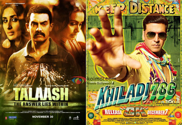 Talaash and Khiladi 786 Movie Poster
