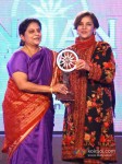India`s Missile woman Tessy Thomas and bollywood actress Shabana Azmi at the CNN-IBN Indian of the Year 2012 awards in Delhi