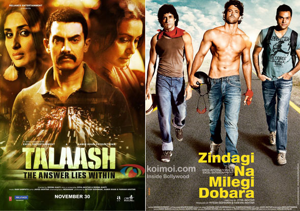 Talaash & Zindagi Na Milegi Dobara Movie Poster