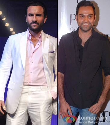 Saif Ali Khan and Abhay Deol