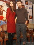 Anushka Sharma And Imran Khan At 'Matru Ki Bijlee Ka Mandola' Press Meet In New Delhi Pic 1