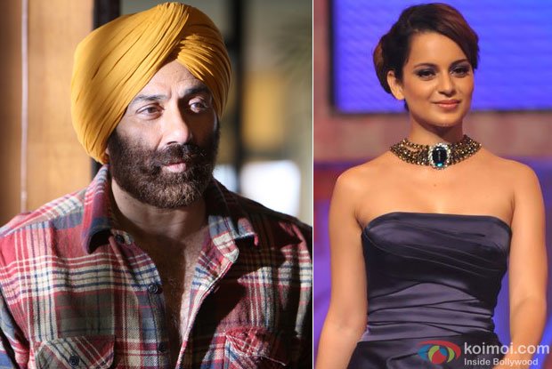 Sunny Deol and Kangana Ranaut