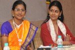 Josephine Selvaraj with Nandita Das at the award ceremony for Josephine Selvaraj awarded IMC Ladies Wing Jankidevi Bajaj Puraskar 2012 in Mumbai.