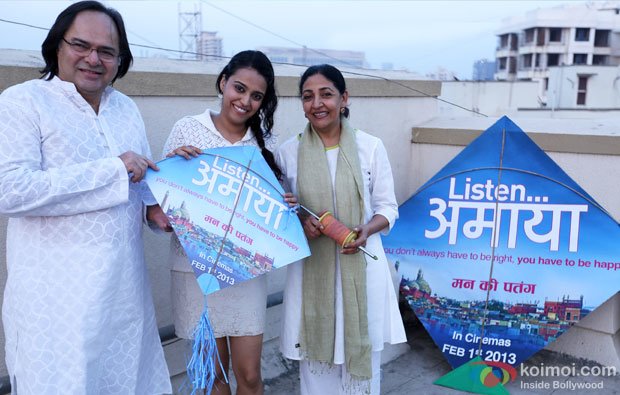 Farooque Shaikh, Swara Bhaskar and Deepti Naval