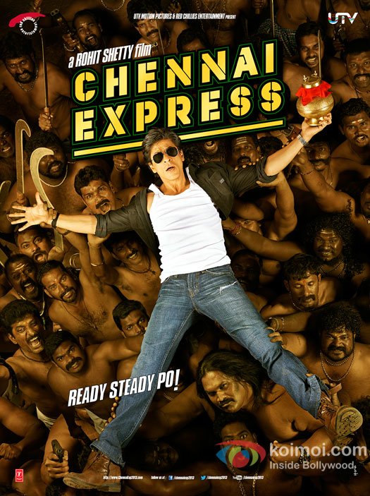 Shah Rukh Khan in First Look Poster Of Chennai Express Movie