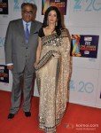 Sridevi with husband Boney Kapoor at Zee Cine Awards 2013