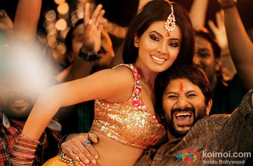 Geeta Basra and Arshad Warsi in a still from Zila Ghaziabad Movie
