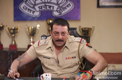 Sanjay Dutt in a still from Zila Ghaziabad Movie