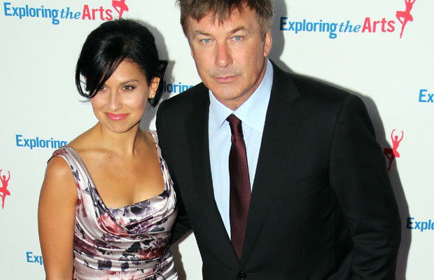 Alec Baldwin with wife Hilaria Thomas