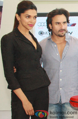 Deepika Padukone and Saif Ali Khan Deepika Padukone and Saif Ali Khan