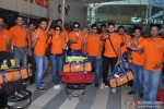 Ritesh Deshmukh and Genelia D'Souza Deshmukh with CCL Team Veer Marathi returns from Ranchi Pic 3