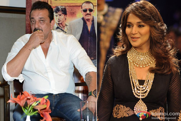 Sanjay Dutt and Madhuri Dixit