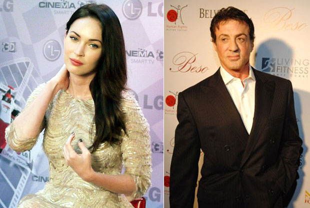 Megan Fox and Sylvester Stallone