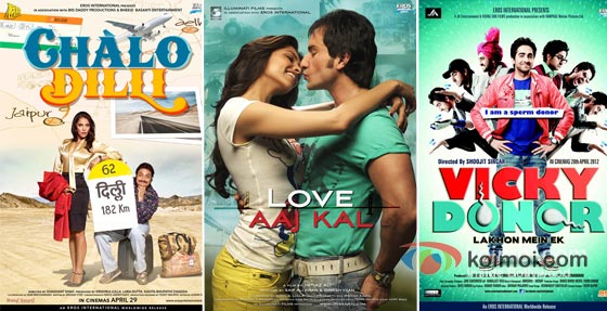 Challo Dilli, Love Aaj Kal And Vicky Donor Movie Poster