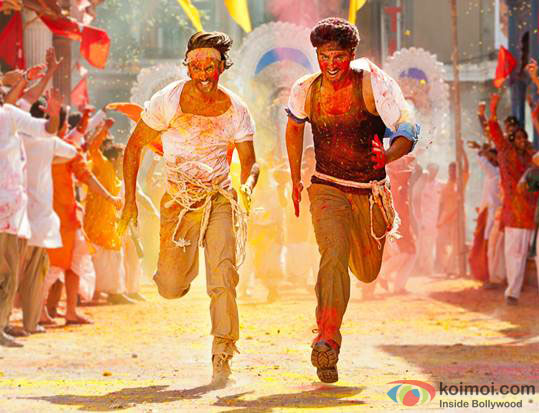 Ranveer Singh and Arjun Kapoor in a still from Gunday Movie