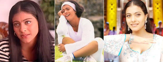 Kajol in a still from Gupt, Kuch Kuch Hota Hai and Fanna Movie