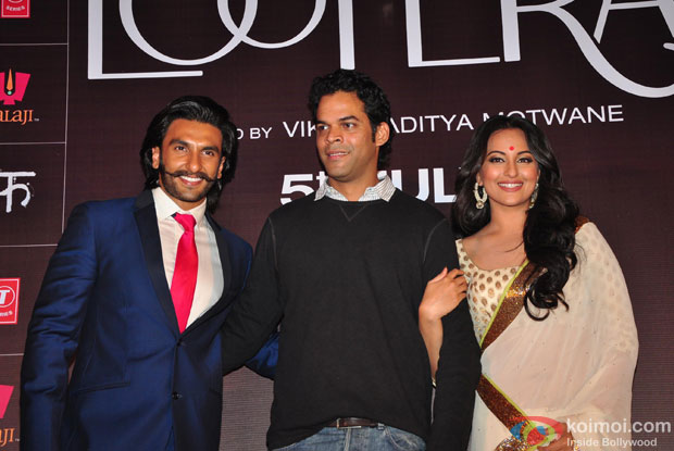 Ranveer Singh, Vikramaditya Motwane and Sonakshi Sinha