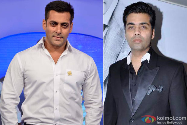 Salman Khan and Karan Johar Salman Khan and Karan Johar