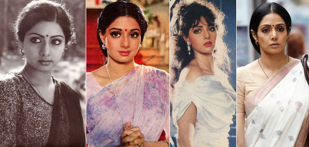 Sridevi in a still from Sadma, Chalbaaz and English Vinglish Movie