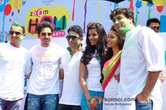 Ayushmann Khurrana, Bhushan Kumar, Gaelyn Mendonca, Pooja Salvi And Kunaal Roy Kapur