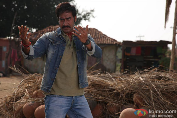 Ajay Devgn in a still from Himmatwala Movie