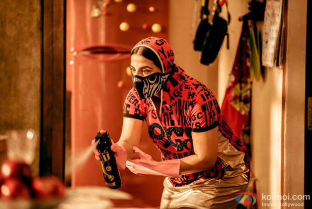 Vidya Balan in a still from Ghanchakkar Movie