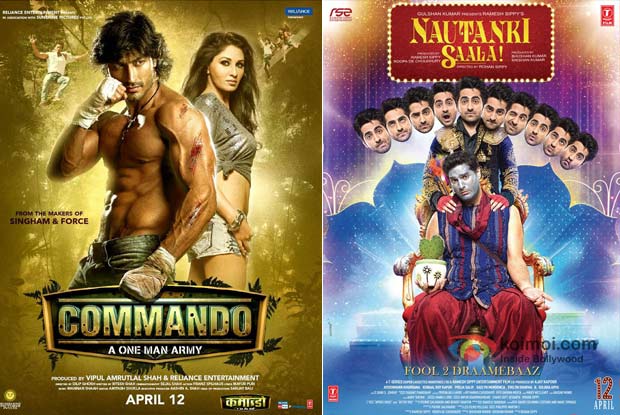 Commando And Nautanki Saala Movie Poster