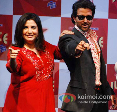 Farah Khan And Hrithik Roshan Farah Khan And Hrithik Roshan