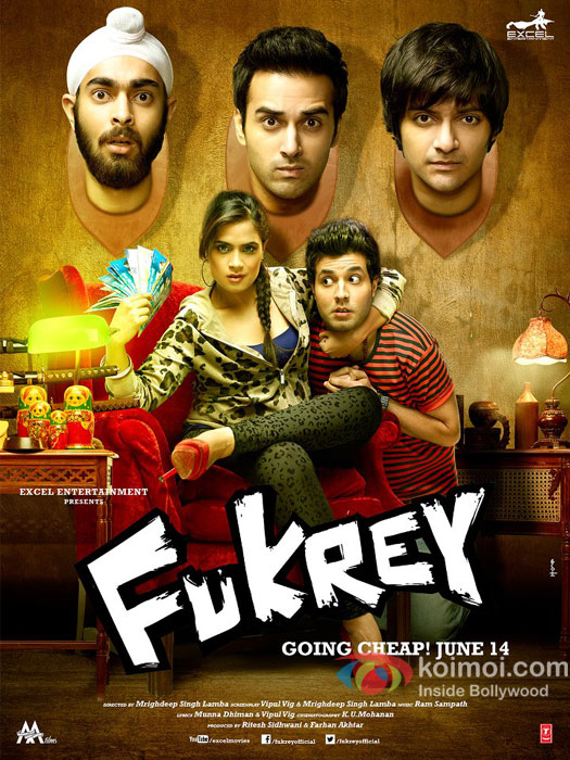 Fukrey Movie First Look Poster 3 Fukrey Movie First Look Poster 3