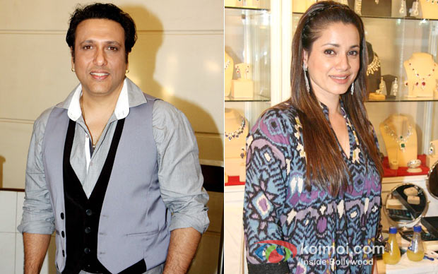 Govinda and Neelam Kothari