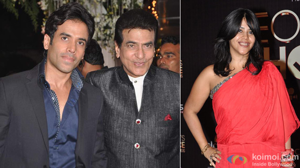 Jeetendra, Tusshar Kapoor And Ekta Kapoor Jeetendra, Tusshar Kapoor And Ekta Kapoor