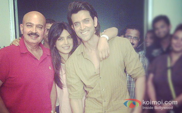 Rakesh Roshan, Priyanka Chopra And Hrithik Roshan