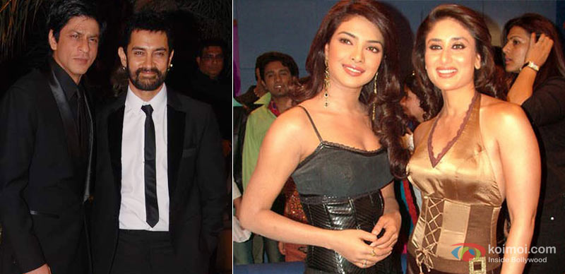 Shah Rukh Khan, Aamir Khan, Priyanka Chopra And Kareena Kapoor