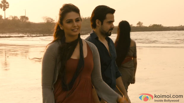 Huma Qureshi and Emraan Hashmi in a still from Ek Thi Daayan Movie