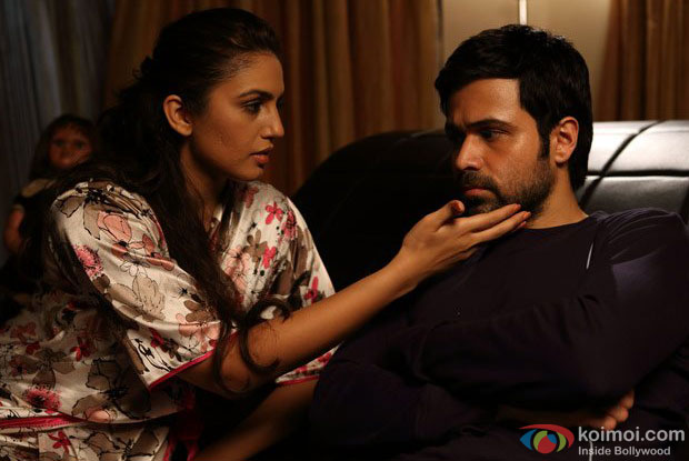 Huma Qureshi and Emraan Hashmi in a still from Ek Thi Daayan Movie Huma Qureshi and Emraan Hashmi in a still from Ek Thi Daayan Movie