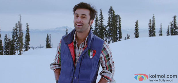 Ranbir Kapoor in a still from Yeh Jawaani Hai Deewani Movie