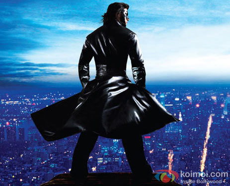 Hrithik Roshan in a still from Krrish Movie