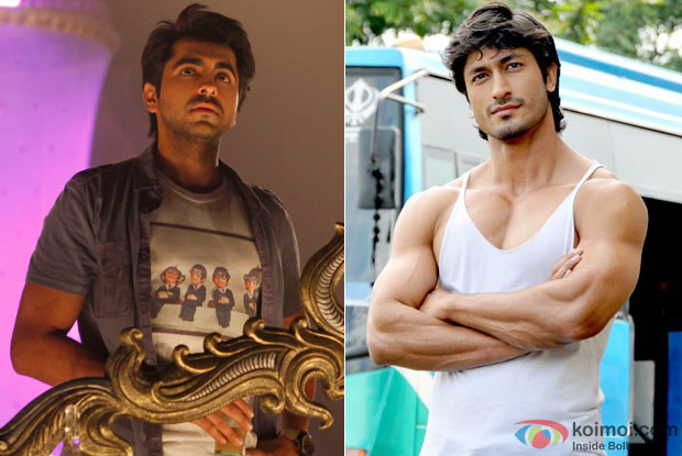 Ayushmann Khurrana in a still from Nautanki Saala and Vidyut Jamwal in a still from Commando Movie Ayushmann Khurrana in a still from Nautanki Saala and Vidyut Jamwal in a still from Commando Movie