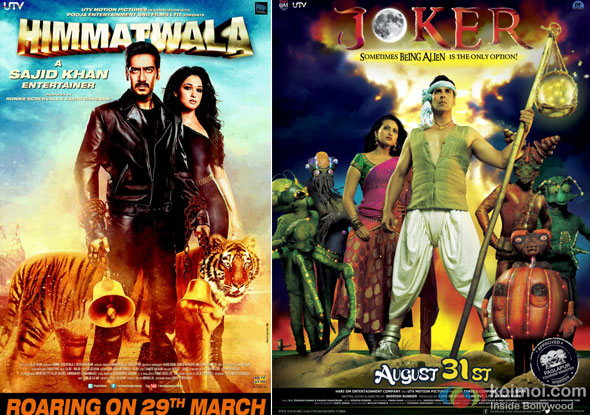 Himmatwala and Joker Movie Poster