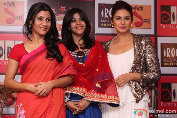 Konkona Sen Sharma, Ekta Kapoor and Huma Qureshi