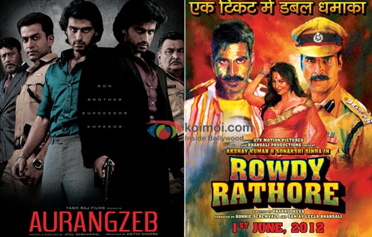 Aurangzeb And Rowdy Rathore Movie Poster