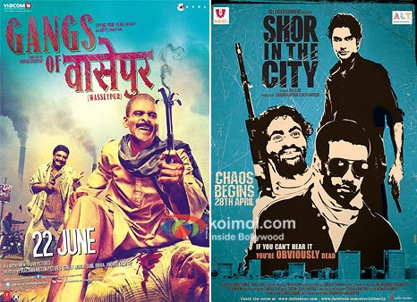 Gangs of Wasseypur And Shor in the City Movie Poster