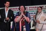 Hrithik Roshan, Pamela Chopra and Pratibha Patil attend Dadasaheb Phalke Academy Awards