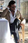 Jackie Shroff during Aurangzeb's Press Meet at a Construction Site