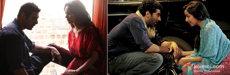 ohn Abraham and Kangana Ranaut in Shootout At Wadala Movie Stills And Aditya Roy Kapurand Shraddha Kapoor in Aashiqui 2 Movie Stills