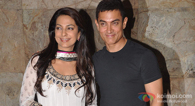 Juhi Chawla And Aamir Khan 