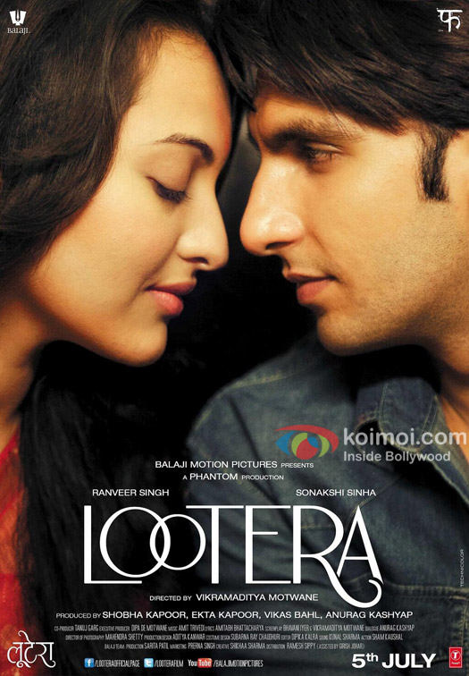 Sonakshi Sinha and Ranveer Singh starrer Lootera Movie Brand New Poster Sonakshi Sinha and Ranveer Singh starrer Lootera Movie Brand New Poster